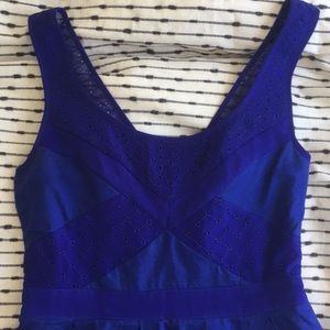 American Eagle Indigo Eyelet Dress